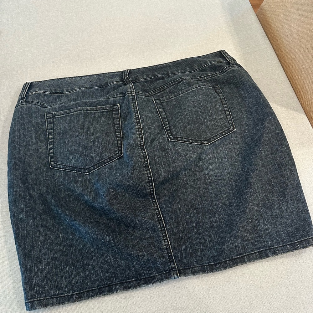 Torrid Blue Denim Mini Skirt - Picture 2 of 5